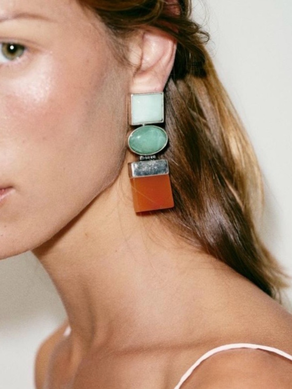 Zara Triple Geometric Earrings. Brand new!
